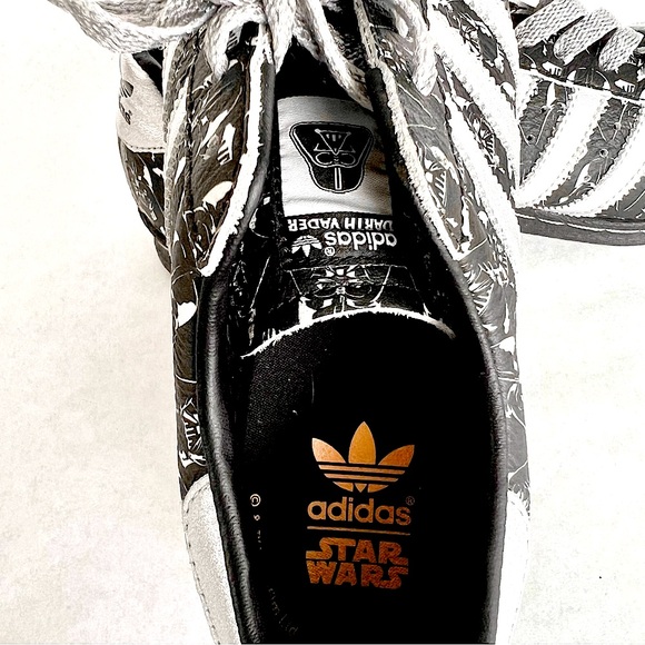 CUSTOM BUILT Adidas x STAR WARS Darth Vader Sneakers, M7 (or W8-8.5) - Picture 8 of 10